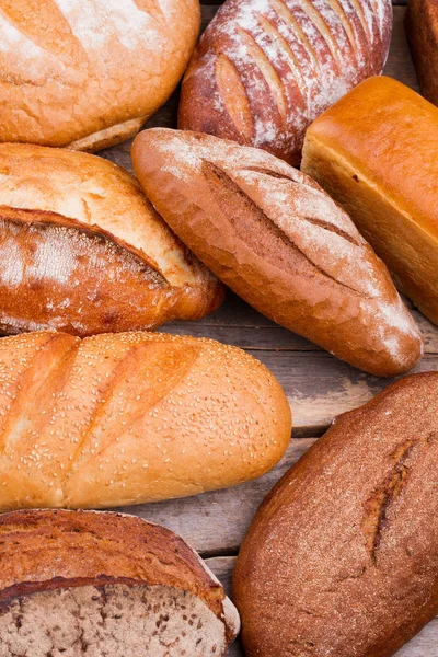 Pane sano mucchio, vista dall'alto . — Foto Stock