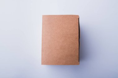 Karton kutu düz makro yüzey.