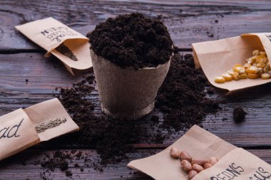 Homemade potting concept.