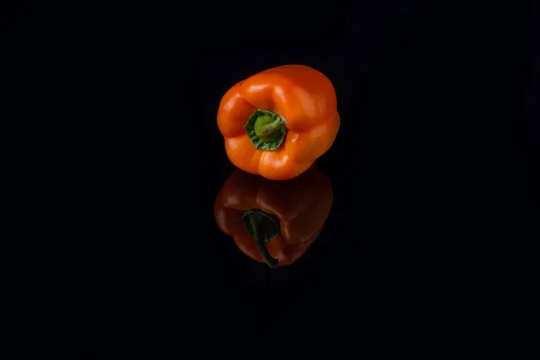 Glossy pepper in the dark. — Stock Photo, Image