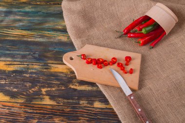 Biberli tabağı ters çevirdim..