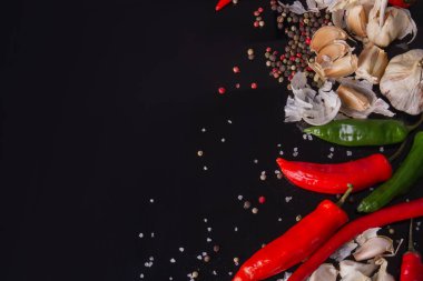 Sarımsak ve iştah açıcı biber..