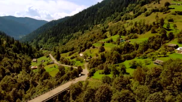 Paisaje de montaña verano . — Vídeos de Stock