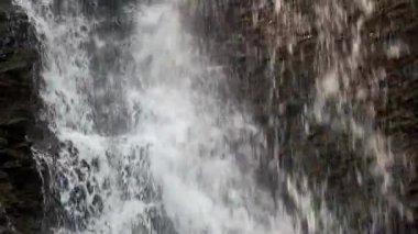 White flowing waterfall.