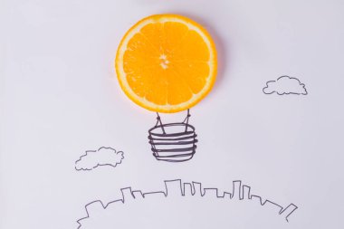 turuncu ışık ampul.