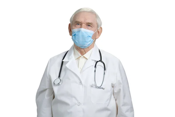 Överläkare i medicinsk skyddsmask. — Stockfoto