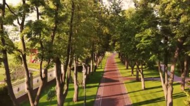 İnsansız hava aracının kaldırım taşından kalkış görüntüsü.