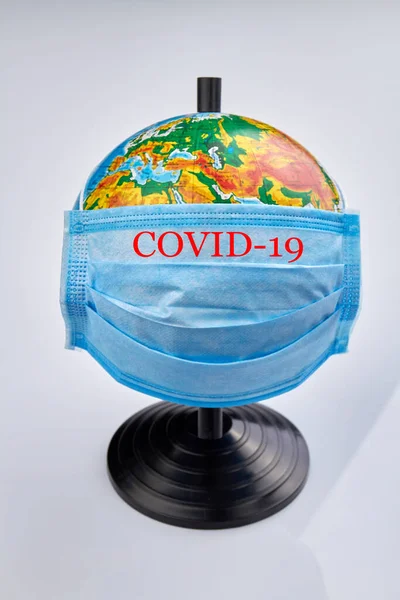 Skyddskoncept för världspandemisk koronavirus. — Stockfoto