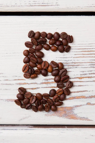 コーヒー豆の第五番. — ストック写真