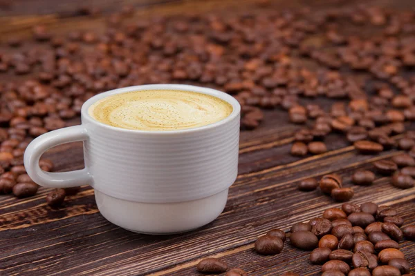 Cup of coffee with foam. — Stock Photo, Image