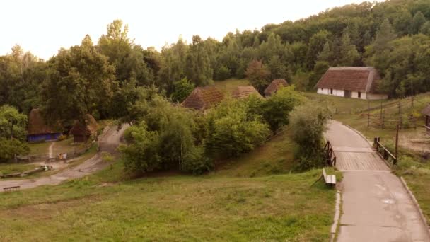 Museo dell'Europa vita di borgo medievale . — Video Stock