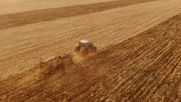 Culture du champ agricole après récolte . — Photo