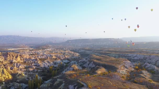 Hermoso paisaje de Capadocia . — Vídeos de Stock