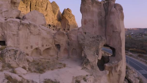 Grotte di Cappadocia, Turchia. — Video Stock