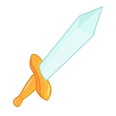 kılıç izole illüstrasyon