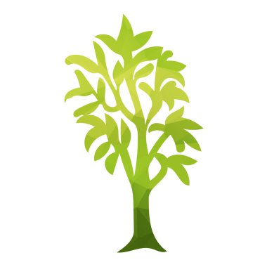 soyut ağaç çokgen