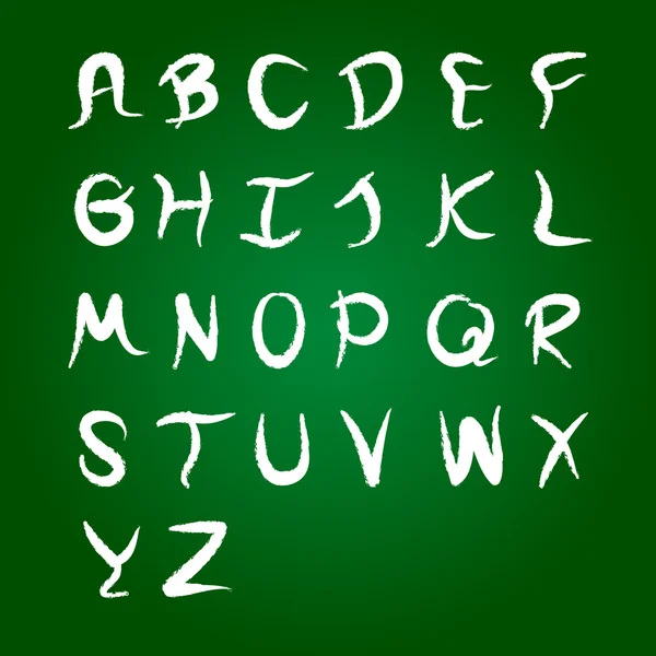 Alphabet. Lettres dessinées — Image vectorielle