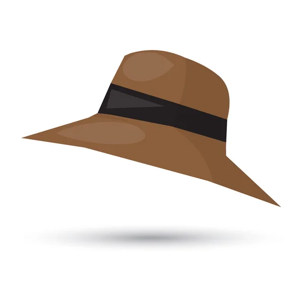 Chapeau illustration isolée — Image vectorielle