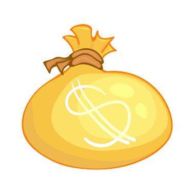 para çantası izole illüstrasyon