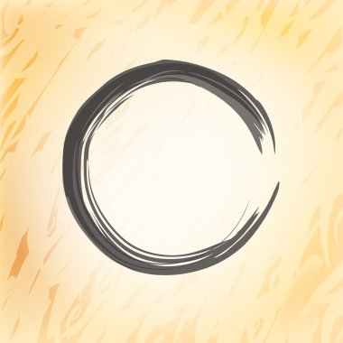 Zen daire Zen daire el çekilmiş