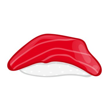 İzole suşi illüstrasyon