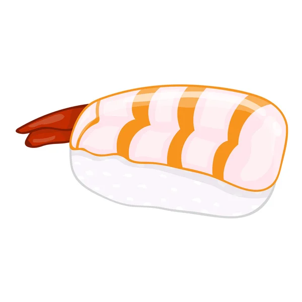 Sushi isolierte Illustration — Stockvektor