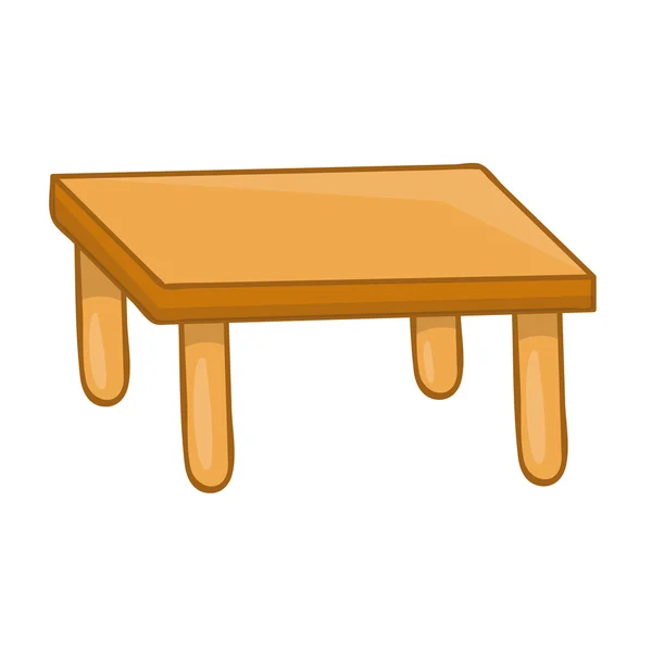 Mesa de madera de dibujos animados — Archivo Imágenes Vectoriales