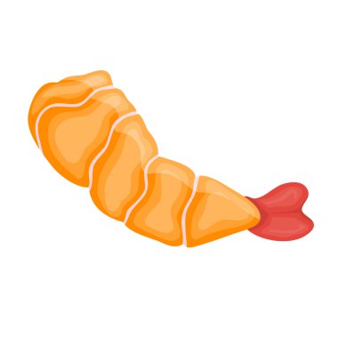 Karides illüstrasyon izole