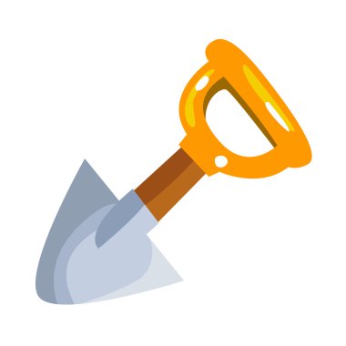 İzole illüstrasyon kürek