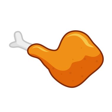 et izole biftek illüstrasyon