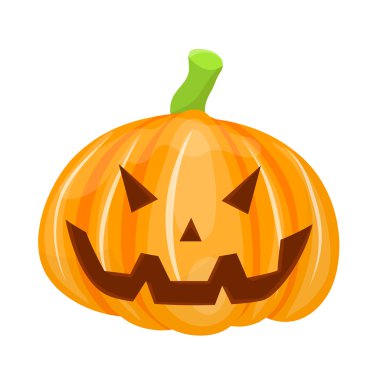 Cadılar Bayramı Balkabağı izole illüstrasyon