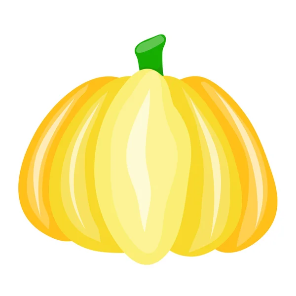 Calabaza aislada sobre fondo blanco — Archivo Imágenes Vectoriales