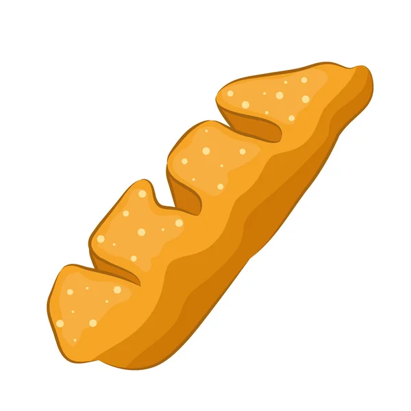 Brood geïsoleerd illustratie — Stockvector
