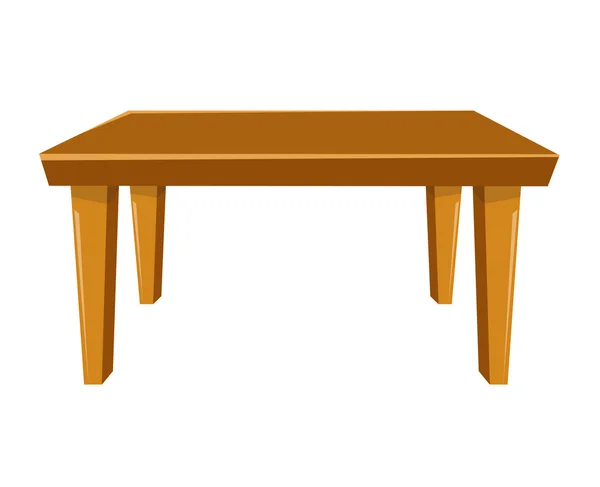 Dřevěný stůl samostatný obrázek — Stockový vektor