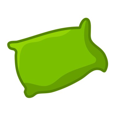 izole yastık illüstrasyon