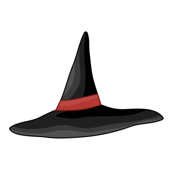 Heks hoed geïsoleerd illustratie — Stockvector