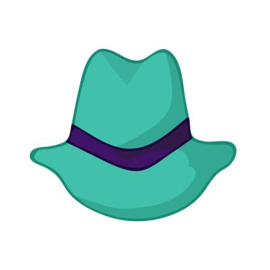 izole hat illüstrasyon