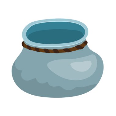 izole pot illüstrasyon