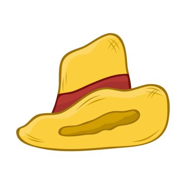 izole hat illüstrasyon