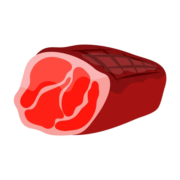 Illustration isolée de viande — Image vectorielle