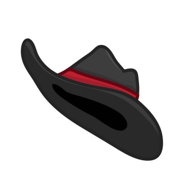 izole hat illüstrasyon