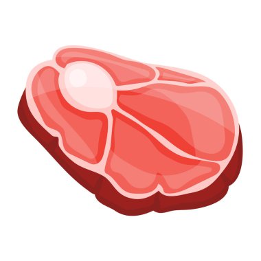 et izole biftek illüstrasyon