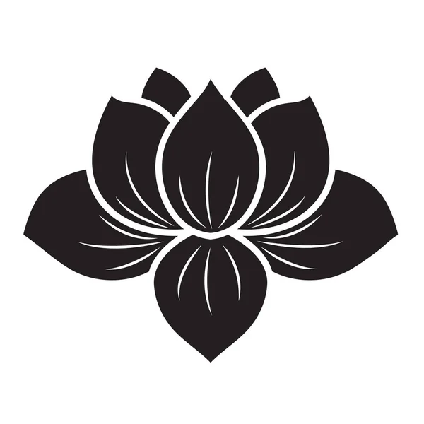 Icône lotus illustration isolée — Image vectorielle