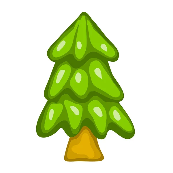 Árvore de Natal ilustração isolada — Vetor de Stock
