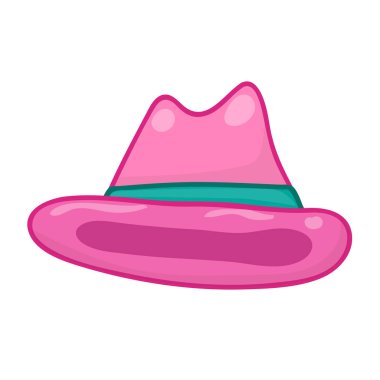 izole hat illüstrasyon