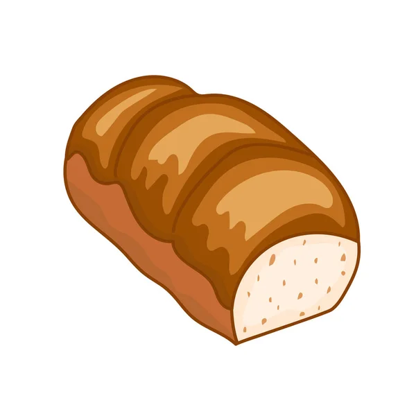 Brood geïsoleerd illustratie — Stockvector