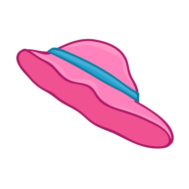 izole hat illüstrasyon