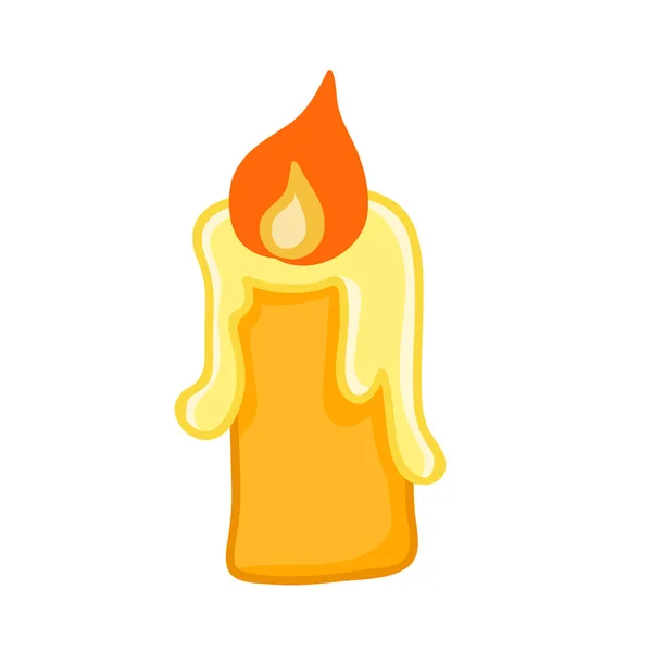 Candle isolerade illustration — Stock vektor