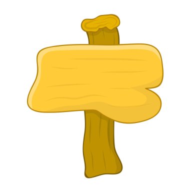 Ahşap işaretler izole