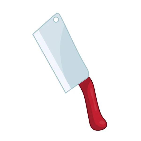 Couteau de coupe illustration isolée — Image vectorielle